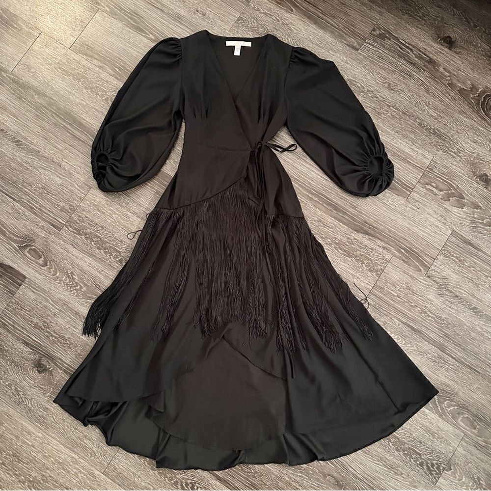 Hutch Fringe Wrap Dress